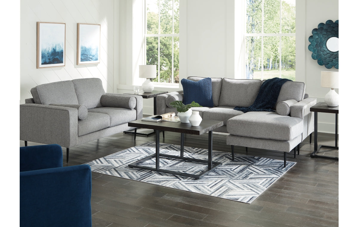 Hazela Sofa Chaise and Loveseat