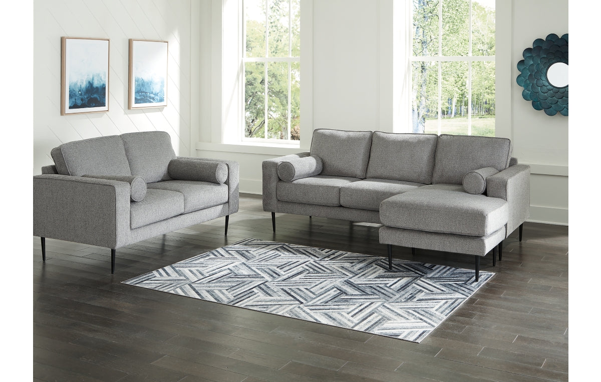 Hazela Sofa Chaise and Loveseat