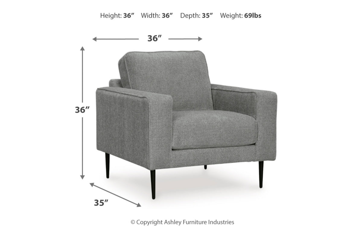 Hazela Chair and Ottoman