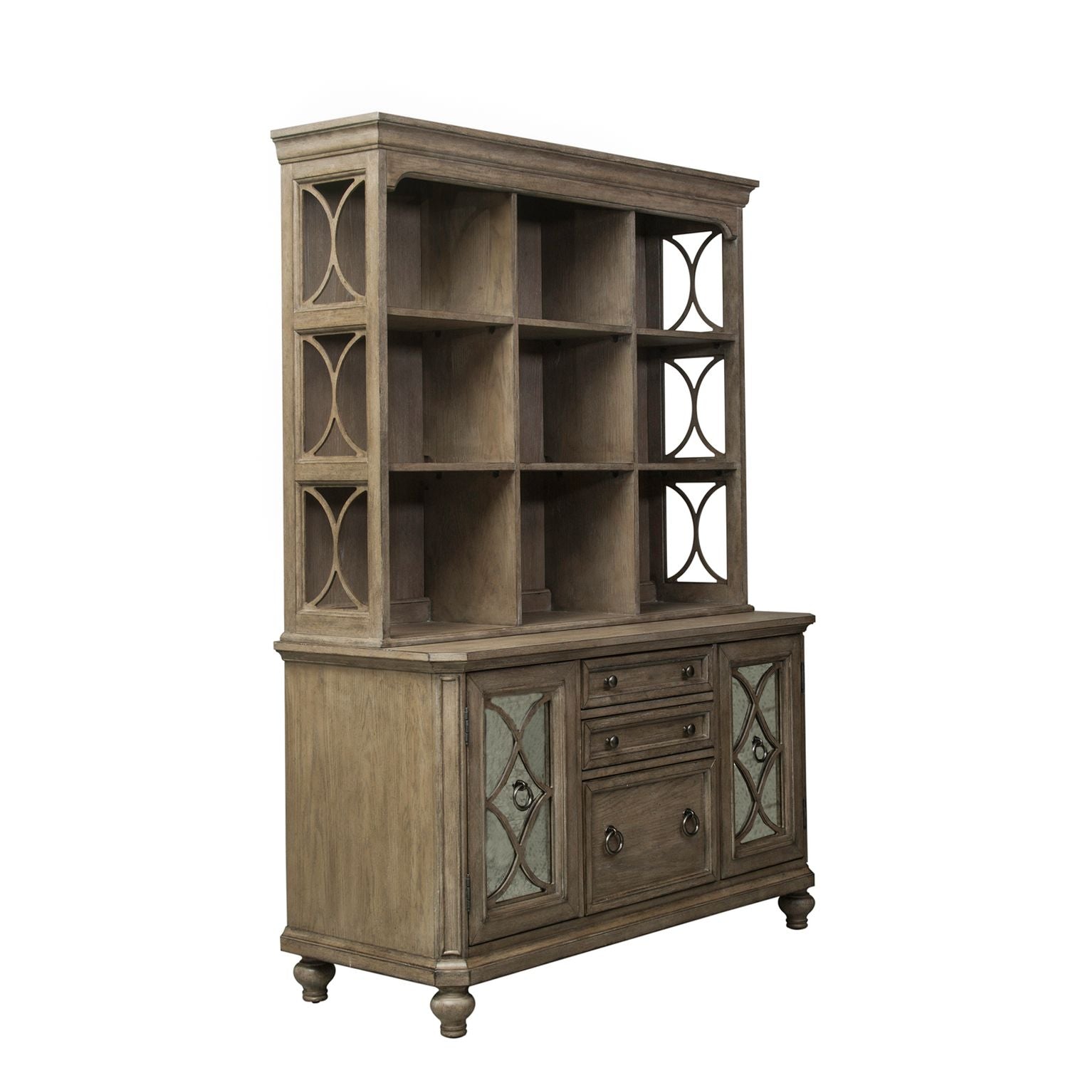 Simply Elegant 3 Piece Desk & Hutch Set