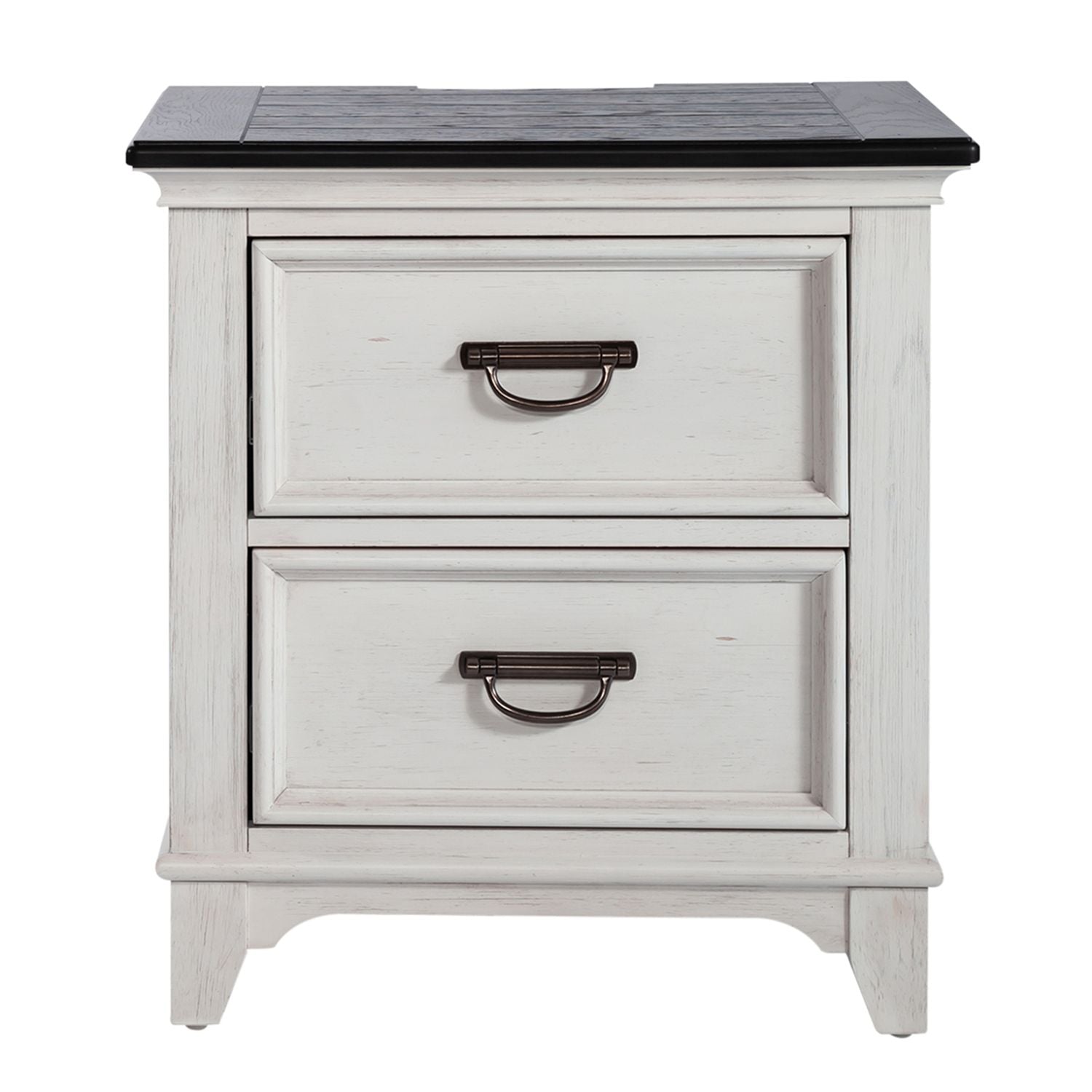 Allyson Park 2 Drawer Nightstand with Charging Station