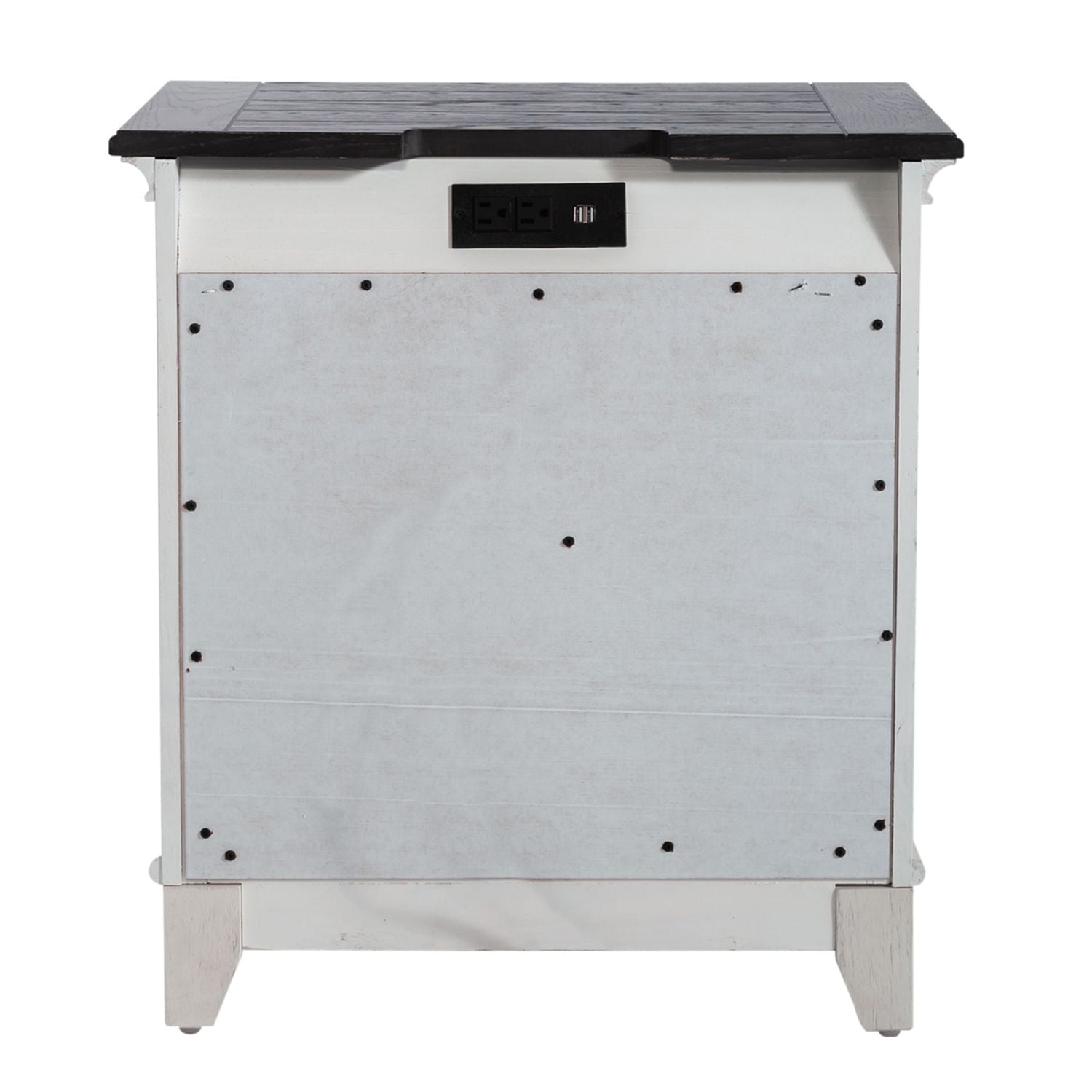 Allyson Park 2 Drawer Nightstand with Charging Station