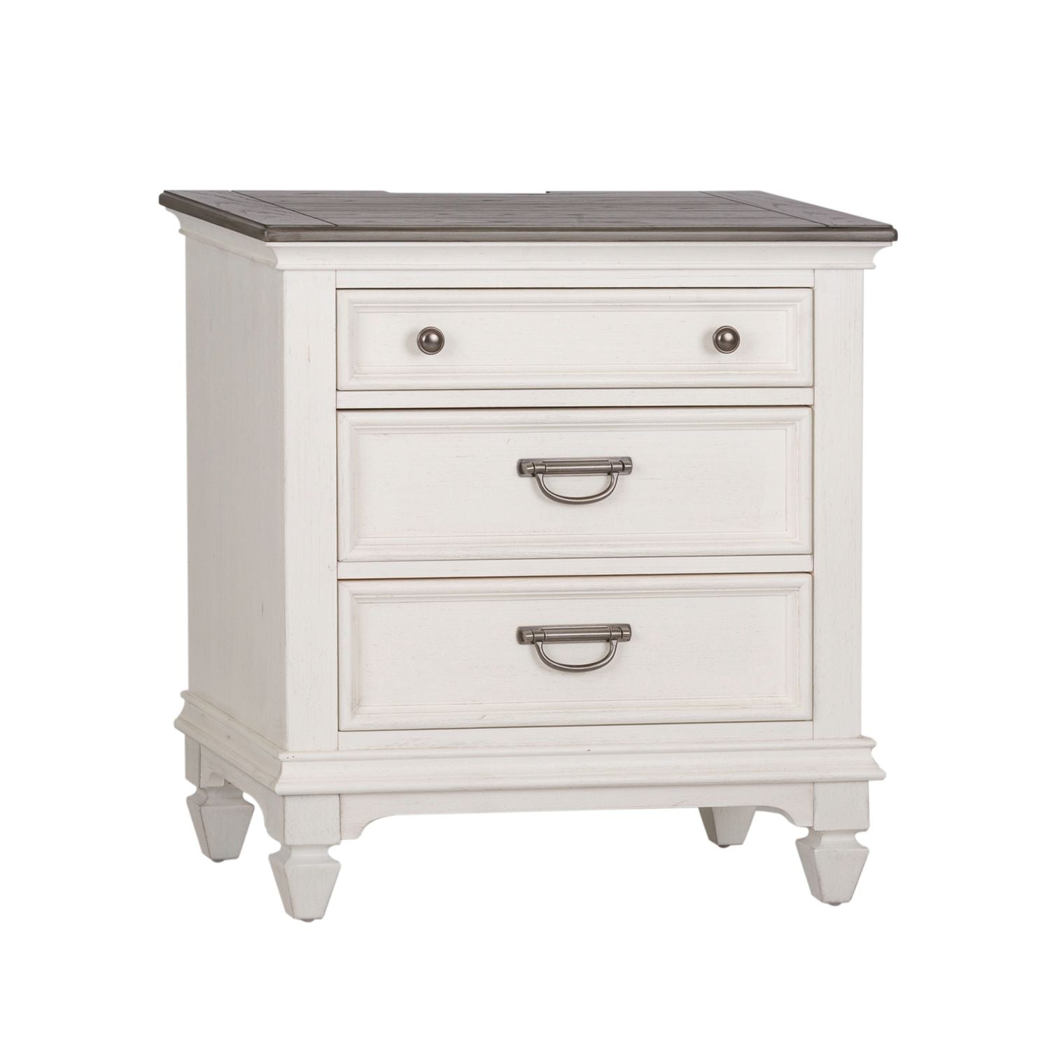 Allyson Park Nightstand with Charging Station