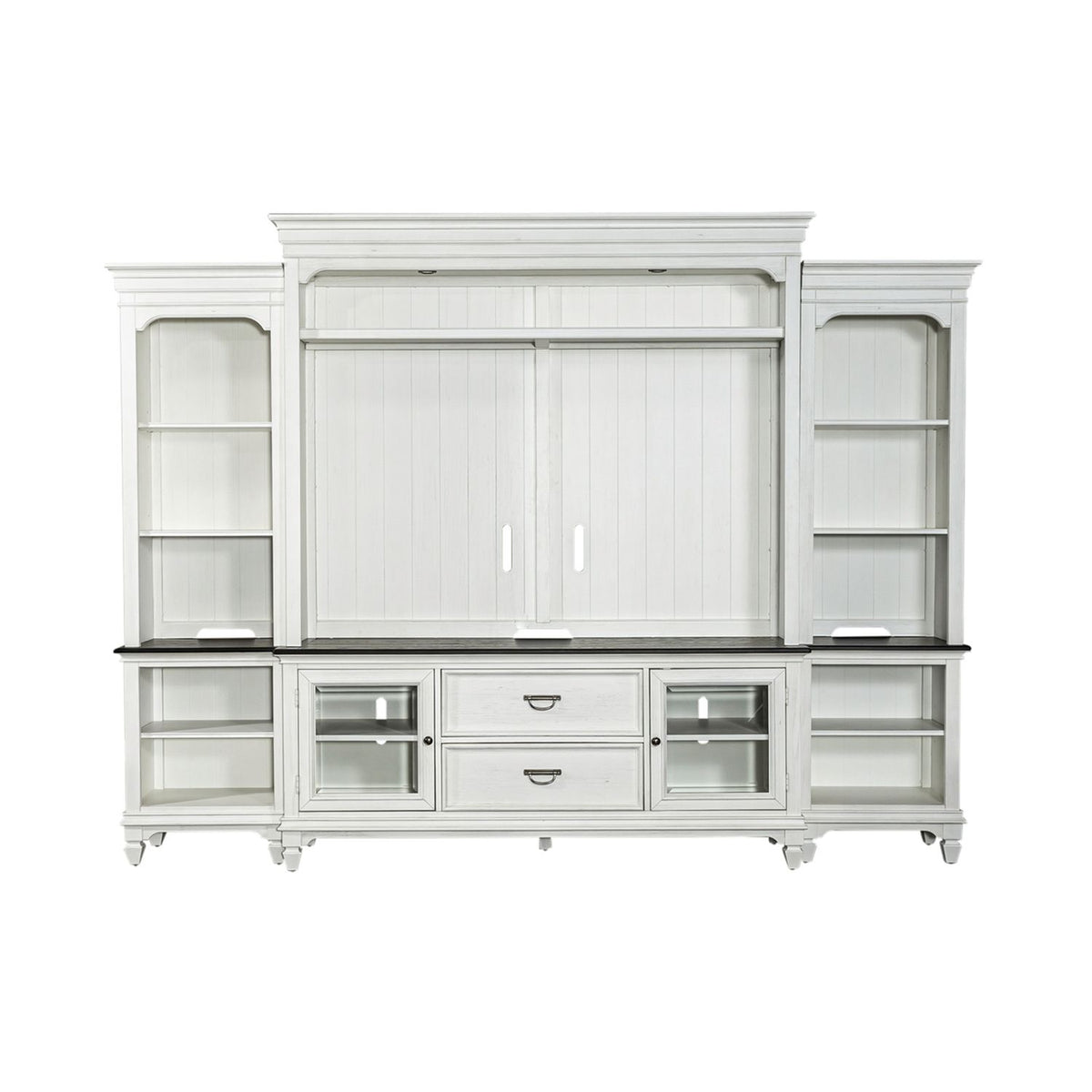 Allyson Park Entertainment Center with Piers