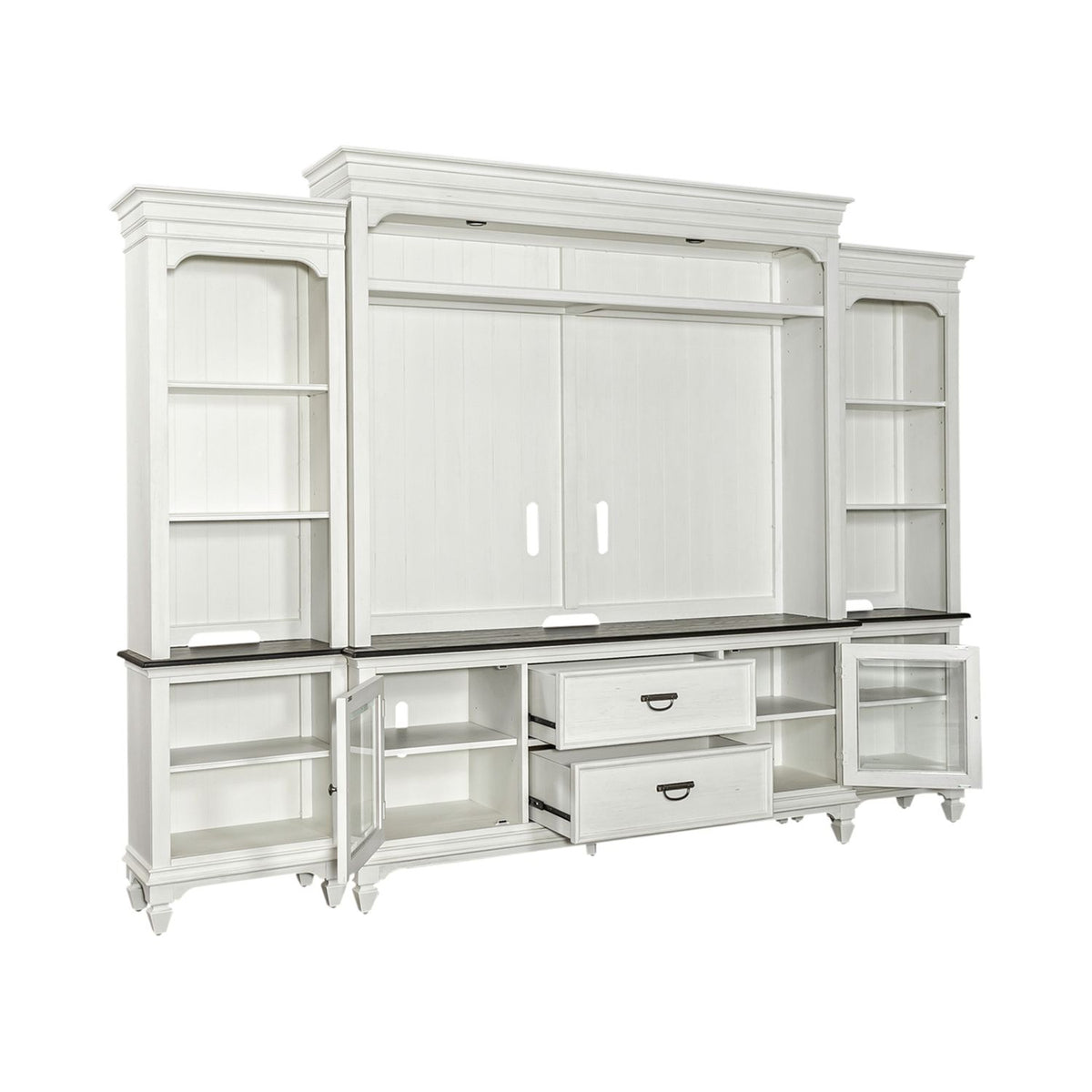 Allyson Park Entertainment Center with Piers