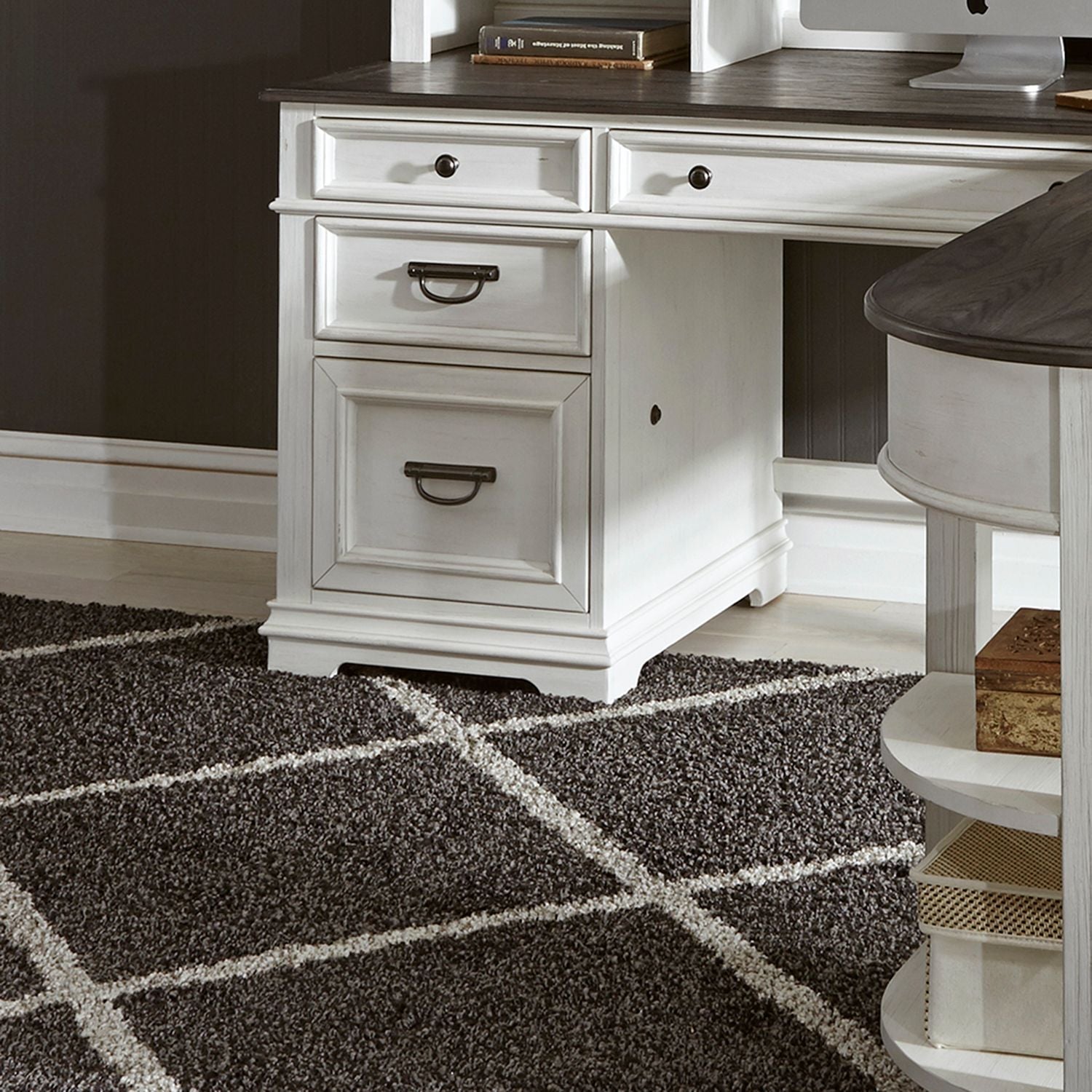 Allyson Park L Writing Desk Base