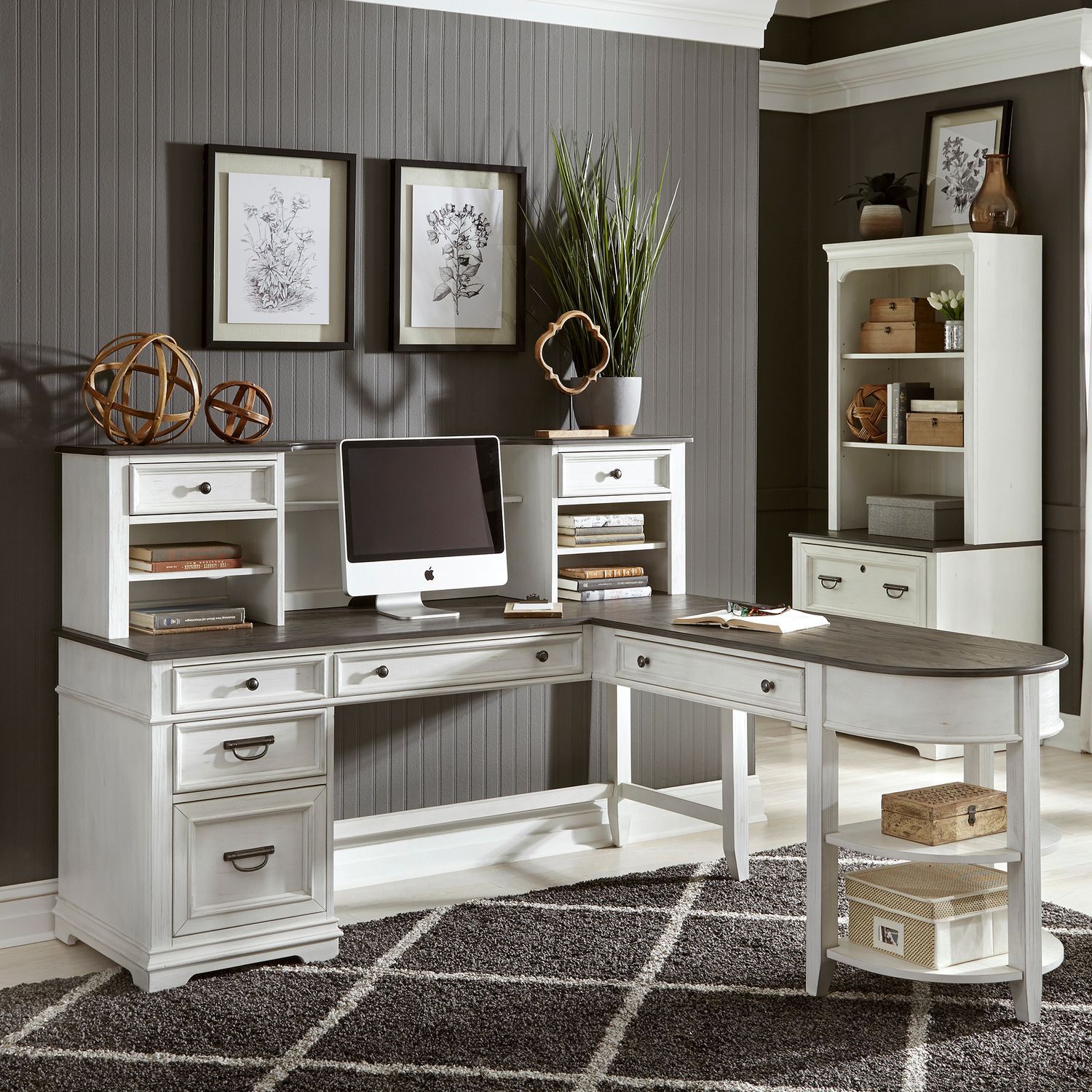 Allyson Park L Writing Desk Base