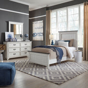 Allyson Park Twin Panel Bed, Dresser & Mirror