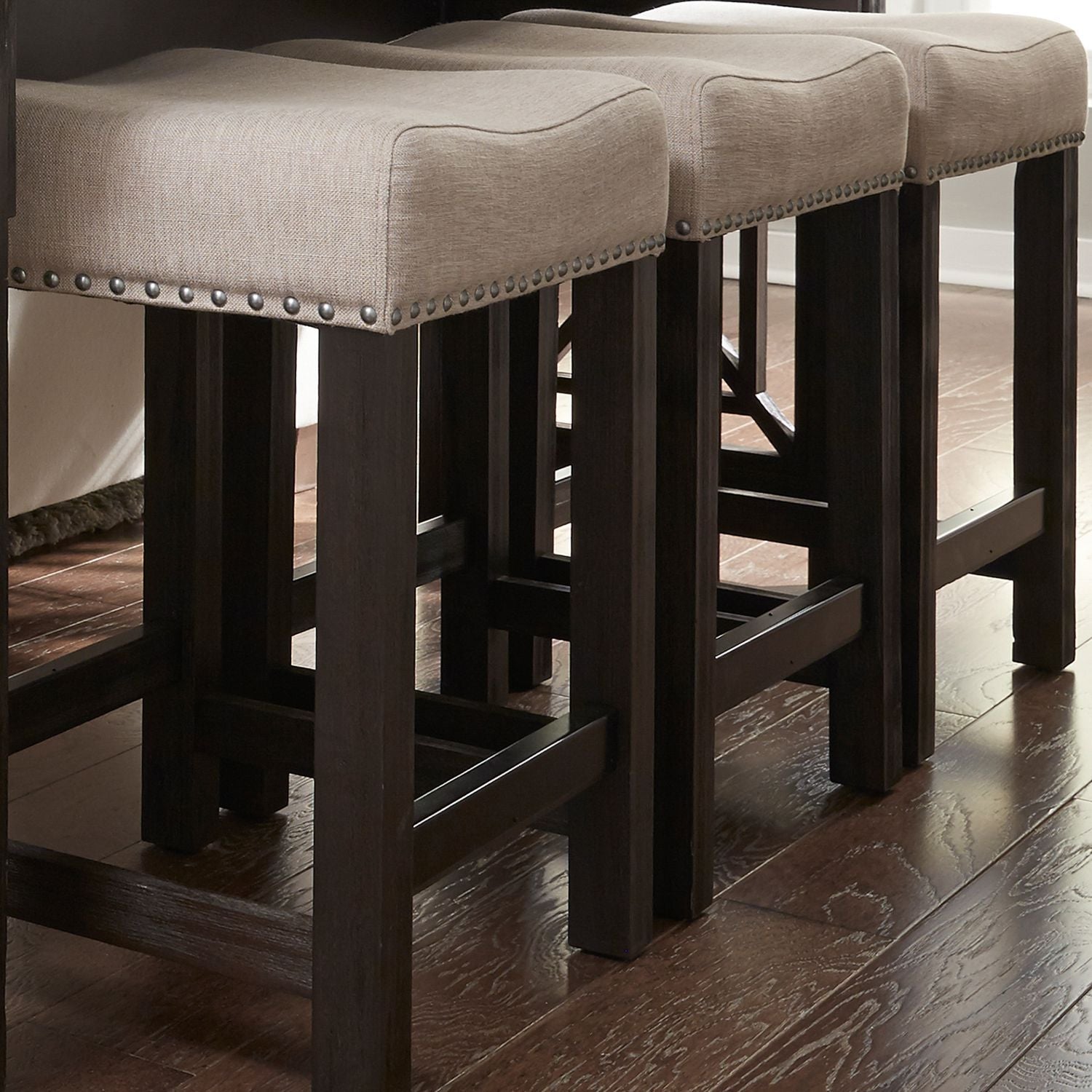 Heatherbrook Upholstery Console Stool