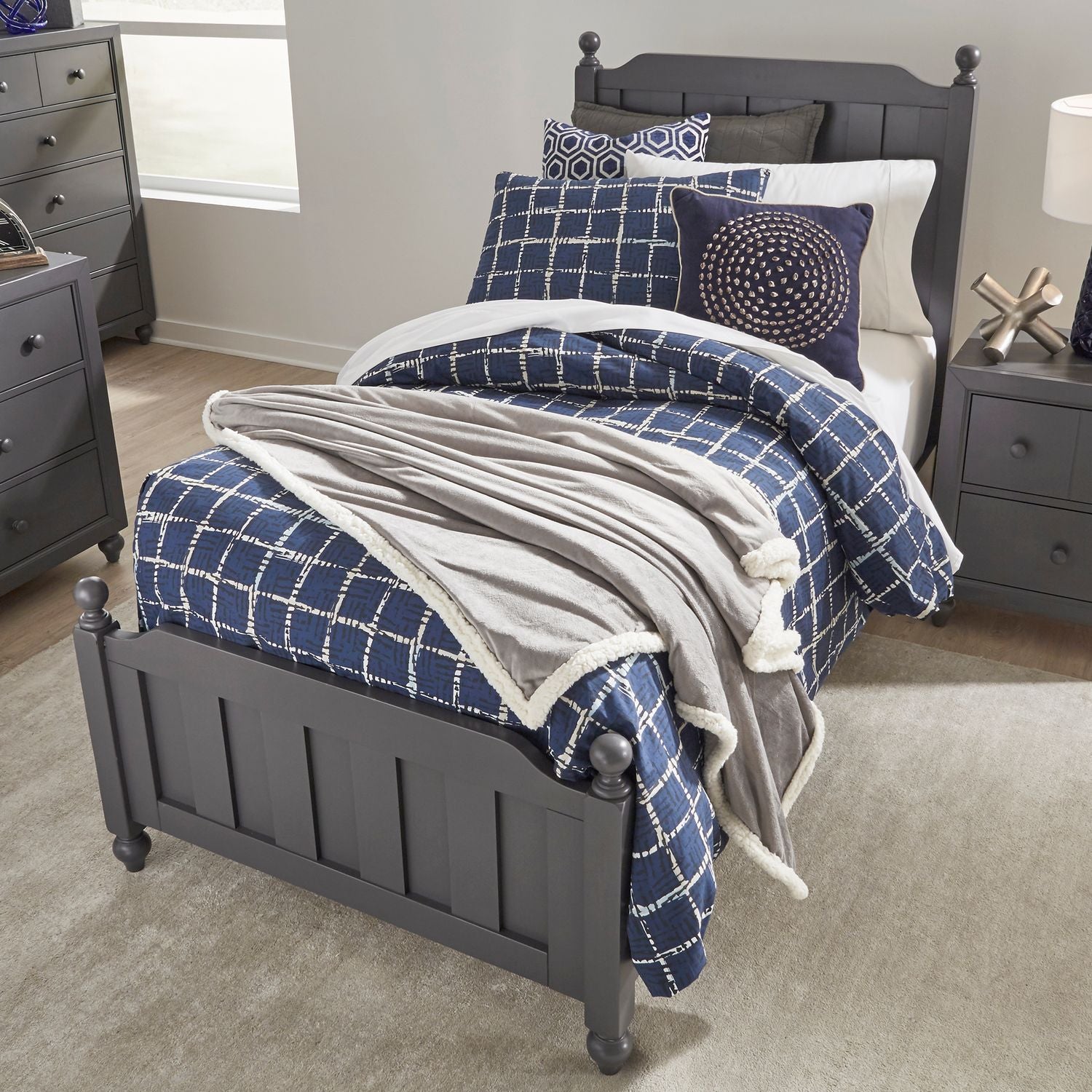 Cottage View Twin Panel Headboard & Footboard