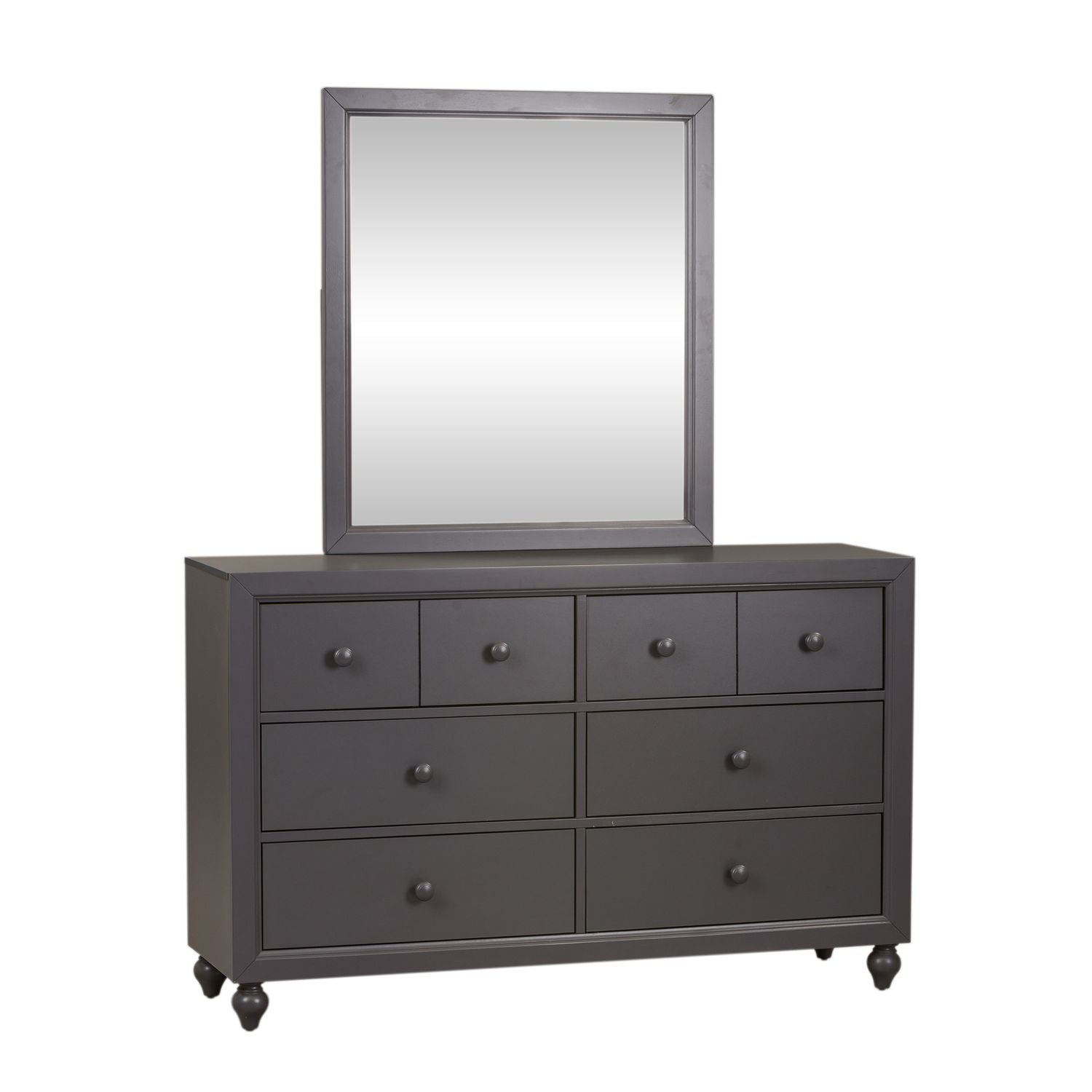 Cottage View Twin Panel Bed, Dresser & Mirror