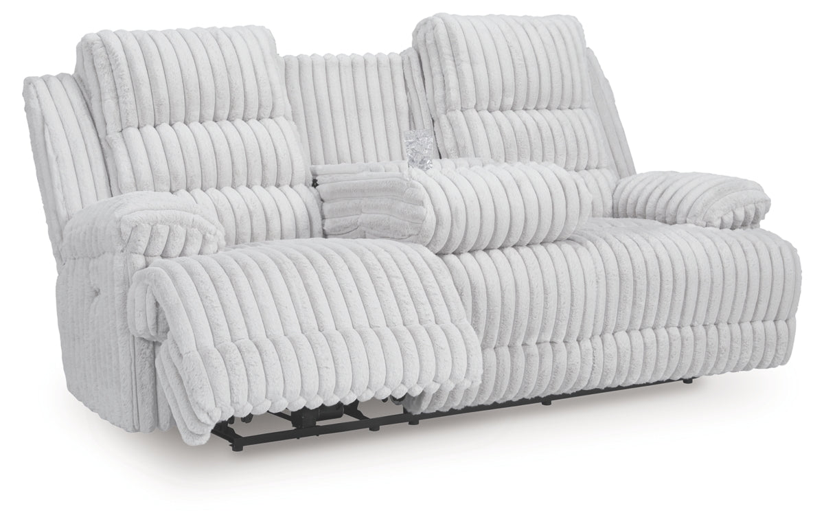 Rhines Falls Power Reclining Sofa with Drop Down Table