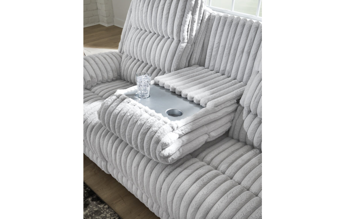 Rhines Falls Power Reclining Sofa with Drop Down Table