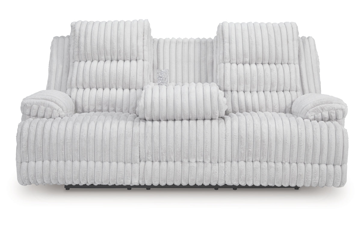 Rhines Falls Power Reclining Sofa with Drop Down Table