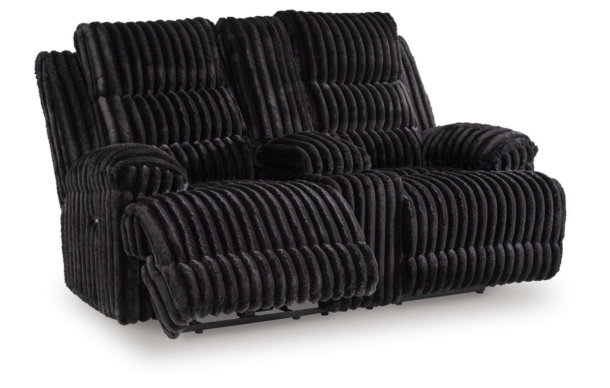 Rhine Falls Reclining Loveseat with Console
