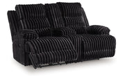 Rhine Falls Reclining Loveseat with Console