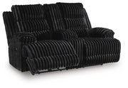 Rhines Falls Power Reclining Loveseat with Console