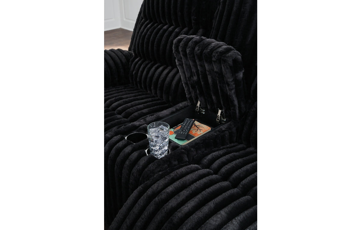 Rhine Falls Power Reclining Loveseat with Console
