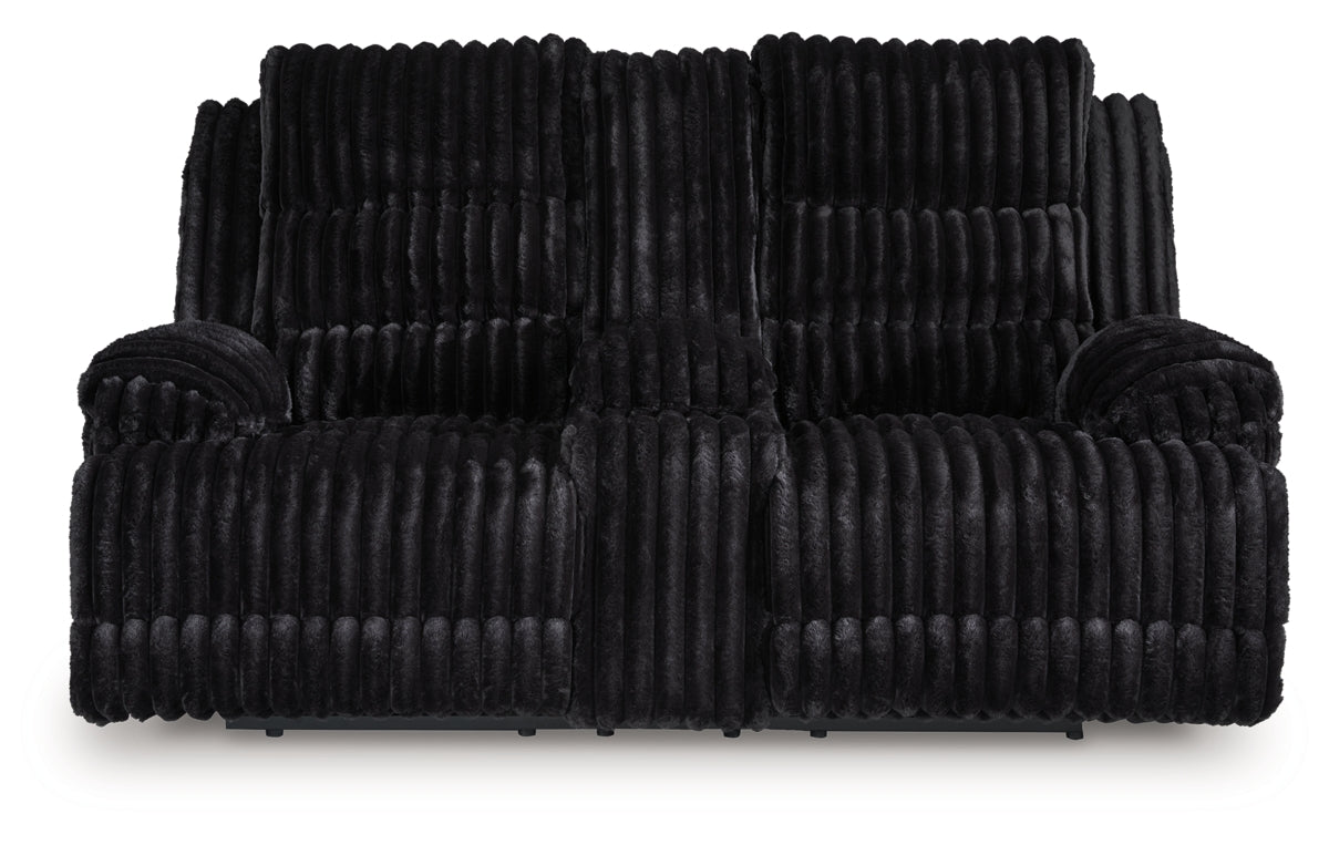 Rhine Falls Power Reclining Loveseat with Console