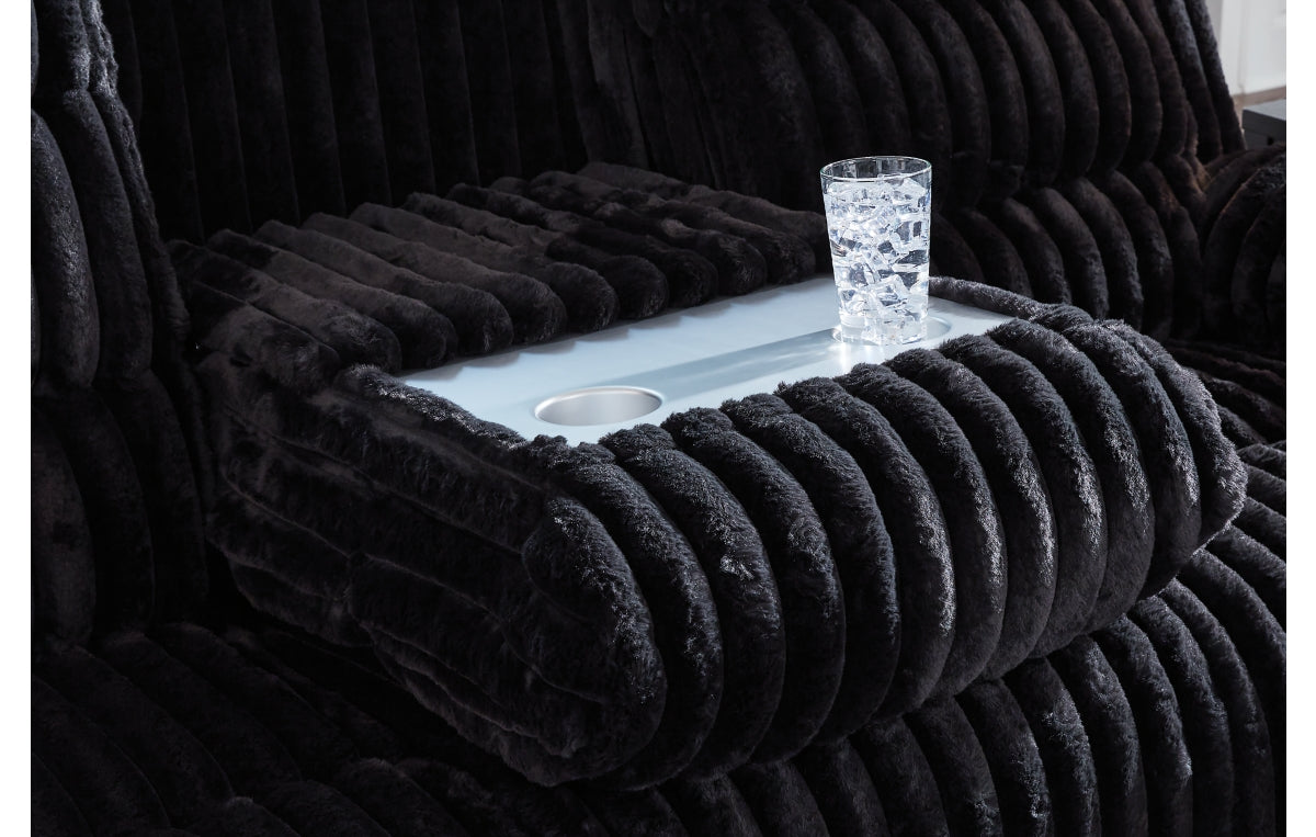 Rhine Falls Power Reclining Sofa with Drop Down Table