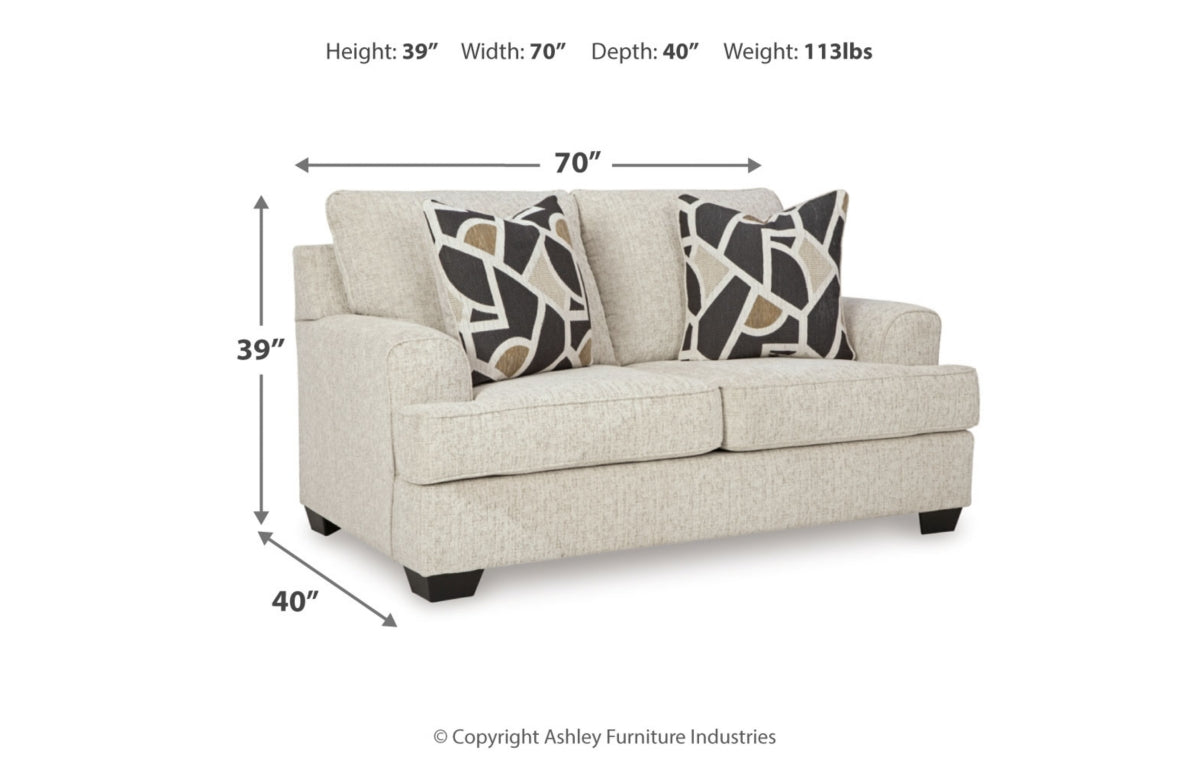 Heartcort Sofa, Loveseat, Chair and Ottoman