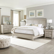Ivy Hollow King California Panel Bed, Dresser & Mirror, Chest, Nightstand