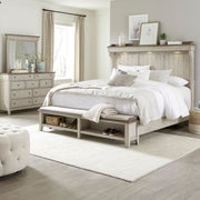 Ivy Hollow King Mantle Storage Bed, Dresser & Mirror
