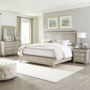 Ivy Hollow Queen Panel Bed, Dresser & Mirror, Nightstand