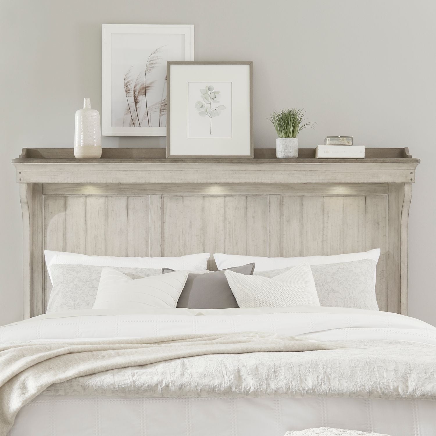 Ivy Hollow Queen Mantle Headboard