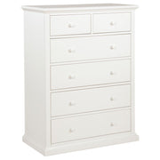 Sumerlin 6-drawer Bedroom Chest of Drawers White
