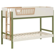 Evren Twin-over-Twin Bunk Bed with Ladder Tri-Tone