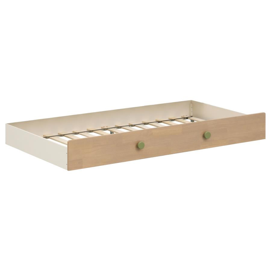 Evren Pull-Out Trundle with Olive Knobs Tri-Tone