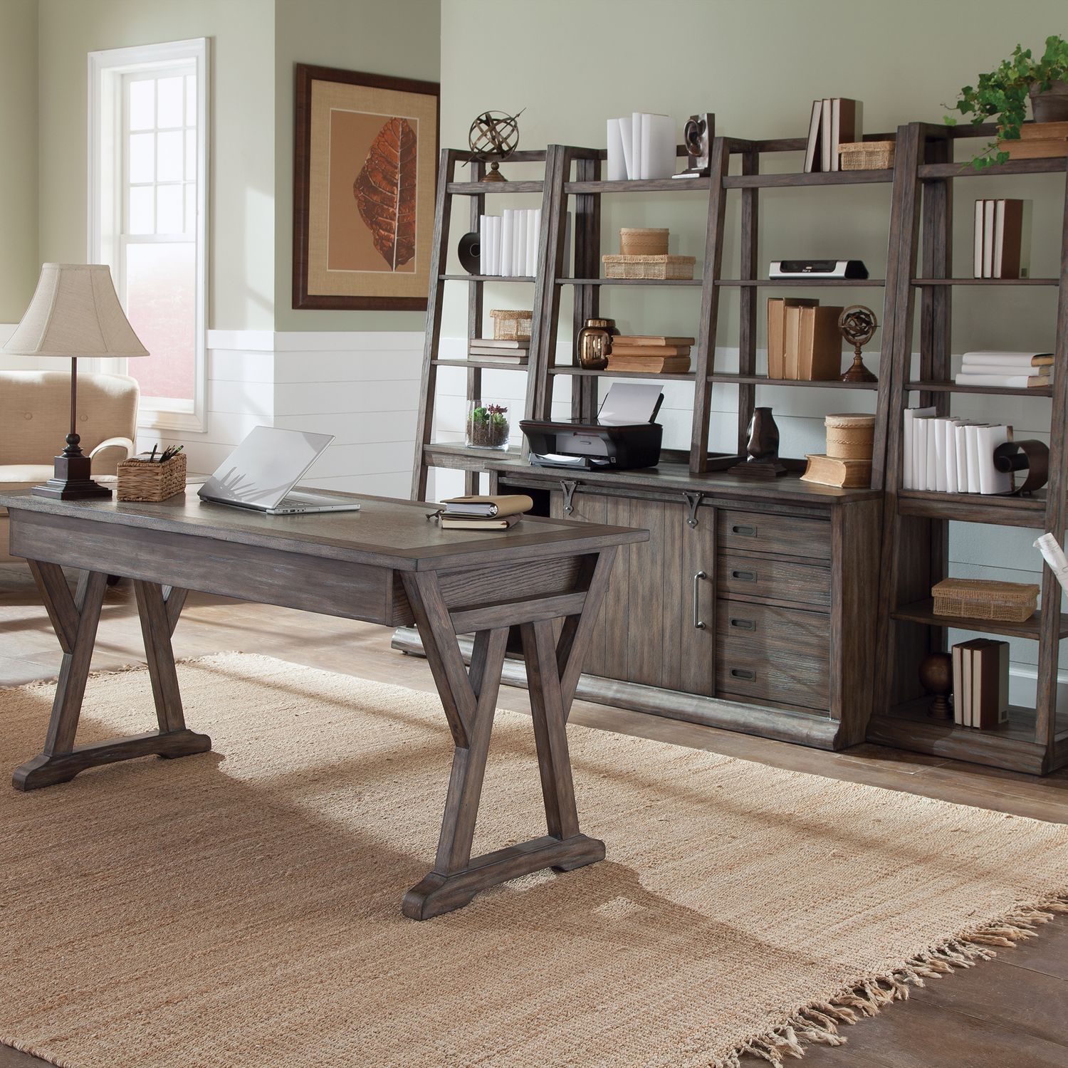 Stone Brook Complete 3 Piece Desk