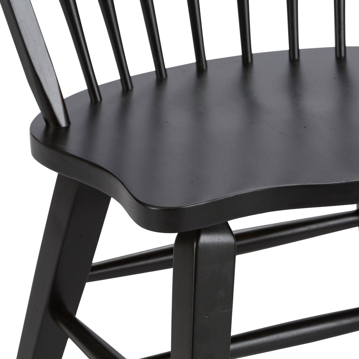 Hearthstone Ridge Windsor Back Side Chair - Black