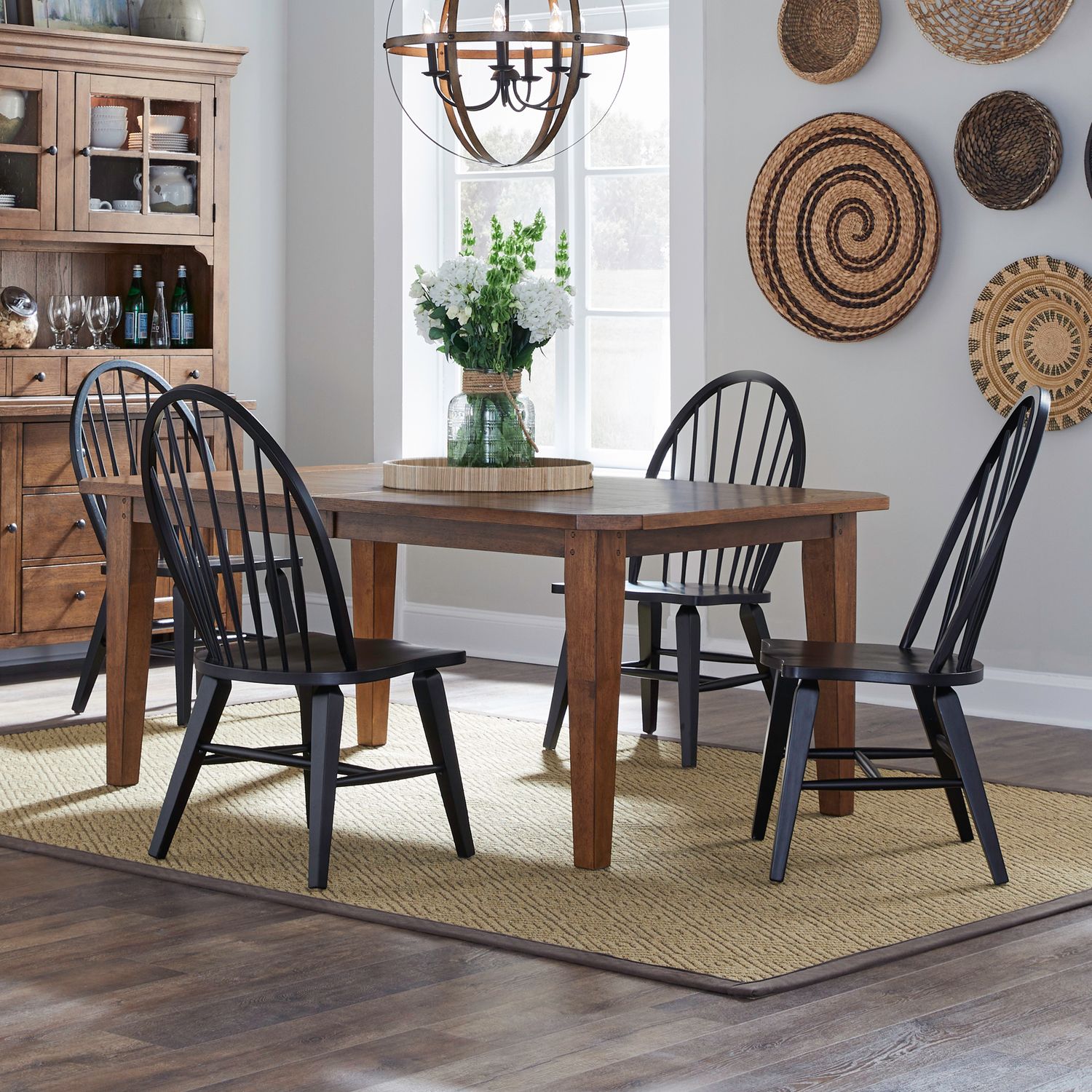 Hearthstone Ridge 5 Piece Rectangular Table Set