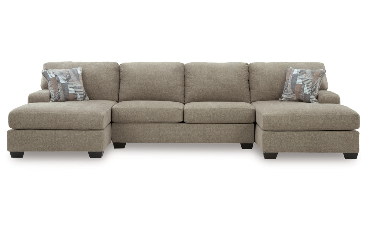 Newellen 3-Piece Sleeper Sectional with Double Chaise