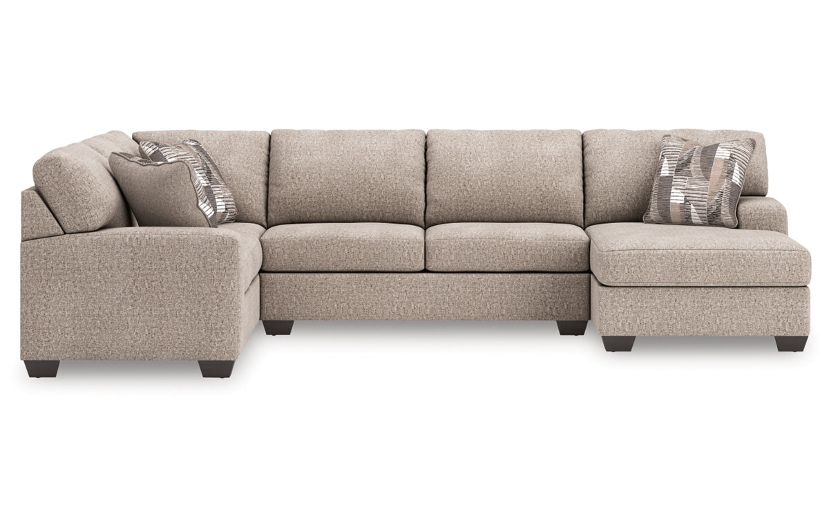 Newellen 3-Piece Sectional with Chaise