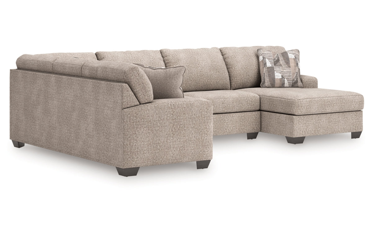 Newellen 3-Piece Sectional with Chaise