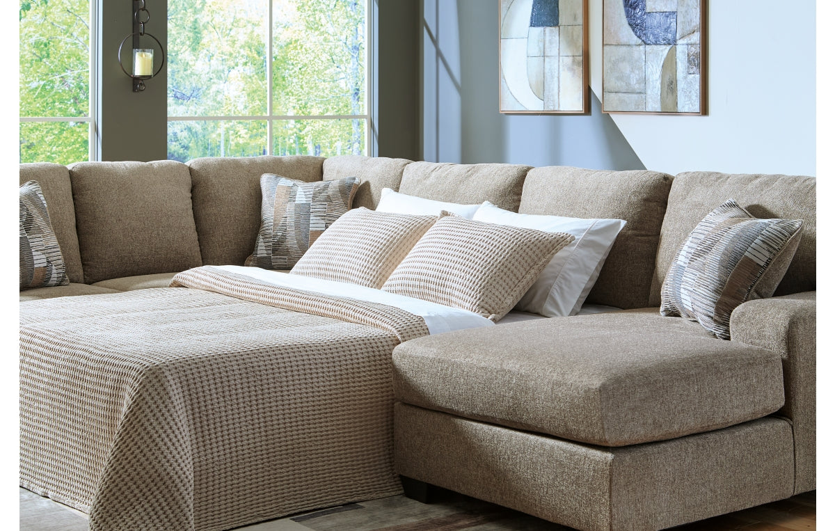 Newellen 3-Piece Sleeper Sectional with Chaise