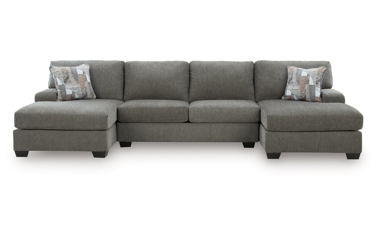 Newellen 3-Piece Sleeper Sectional with Double Chaise