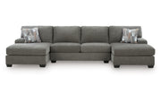 Newellen 3-Piece Sectional with Double Chaise