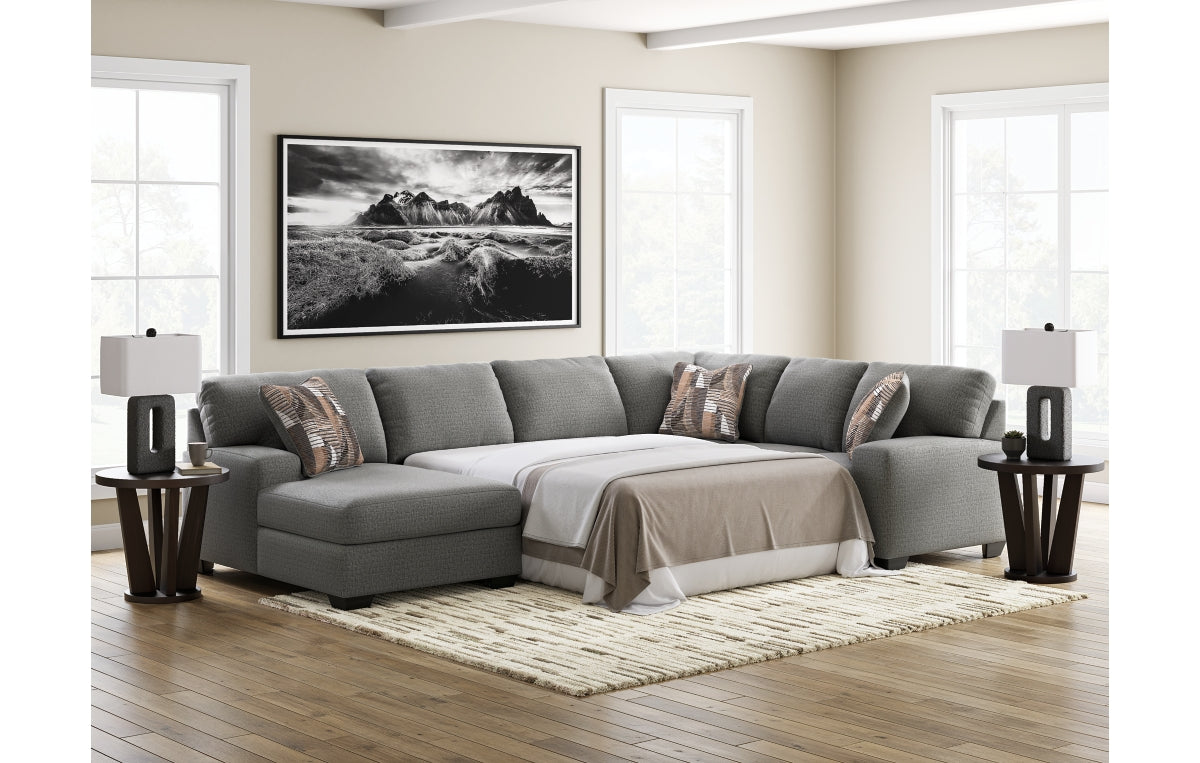 Clarington 3-Piece Sleeper Sectional with Chaise