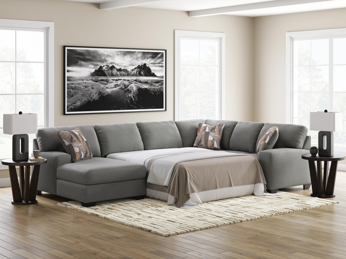 Clarington 3-Piece Sleeper Sectional with Chaise