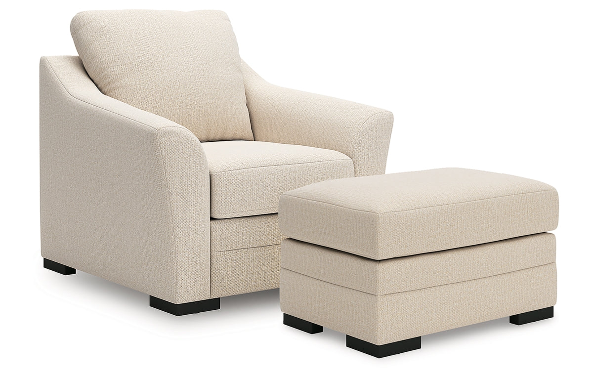 Lango Chair and Ottoman