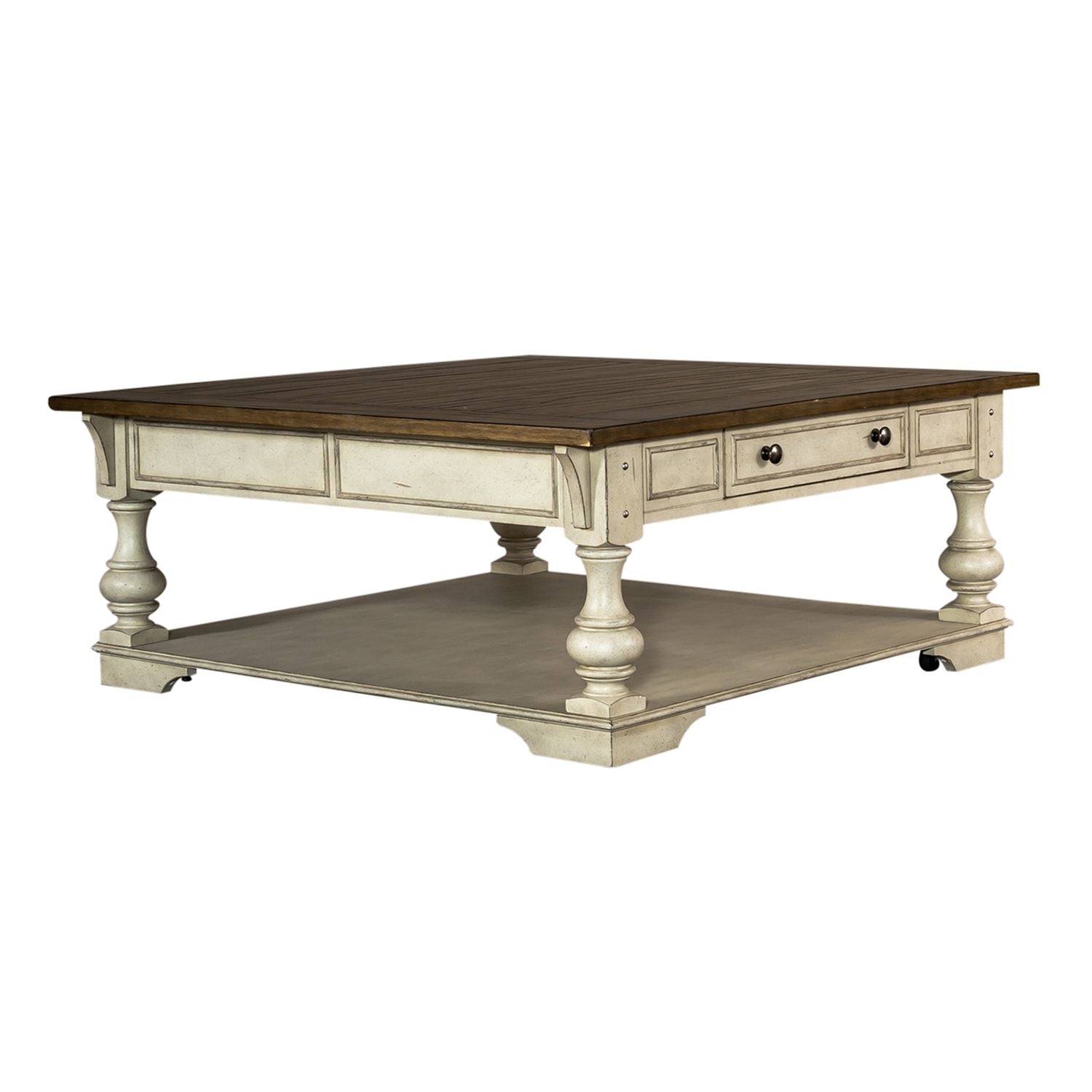 Morgan Creek Drawer Square Cocktail Table