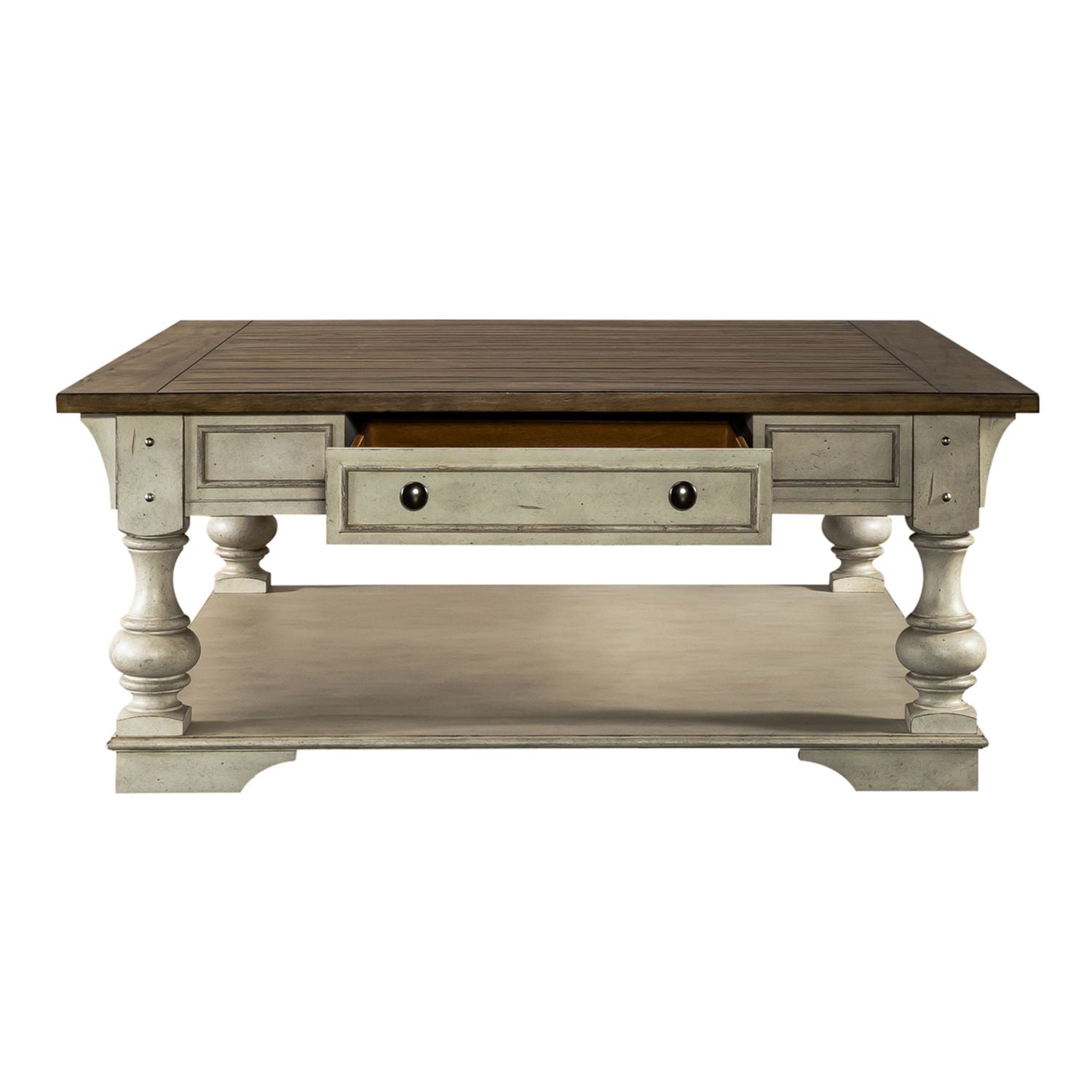 Morgan Creek Drawer Square Cocktail Table