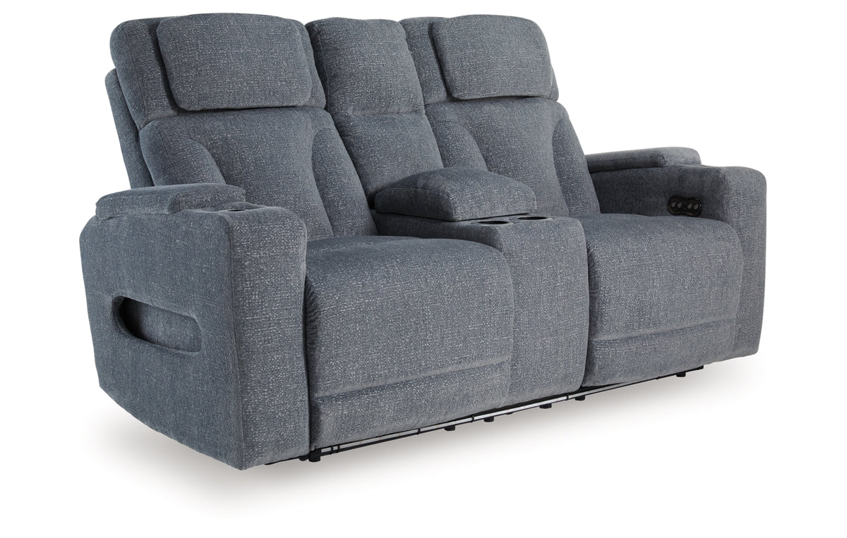 Studio Cave Power Reclining Loveseat with Console