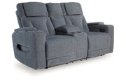 Studio Cave Power Reclining Loveseat with Console