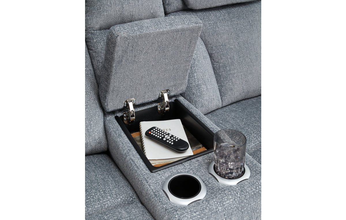 Studio Cave Power Reclining Loveseat with Console