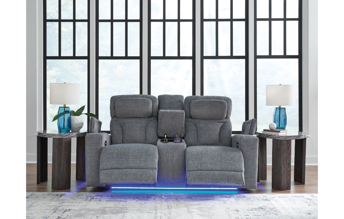 Studio Cave Power Reclining Loveseat with Console